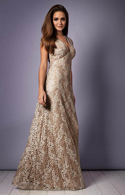 Rose Gold Evening Gown
