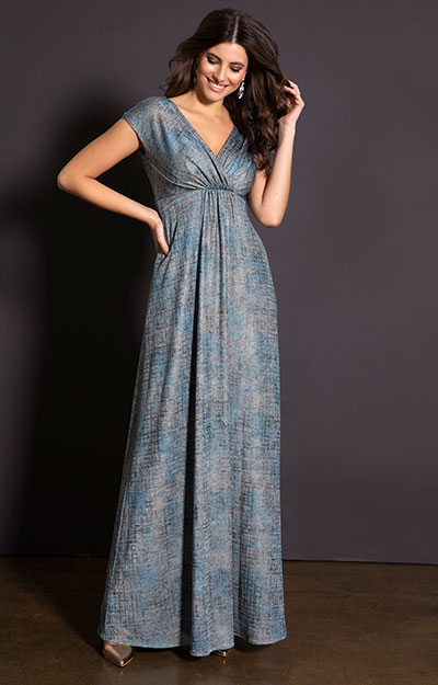 Sophia Maxi Dress (Bronze Blue) by Alie Street