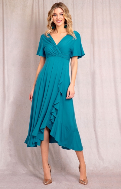 Kleid Wasserfall (Himmelblau) by Alie Street