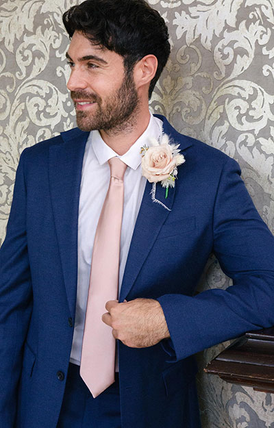 Wedding Tie (Vintage Rose) by Alie Street