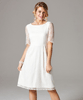 Ariana Dress Short Ivory by Alie Street