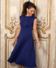 Midikleid Audrey (Eclipse Blau) by Alie Street