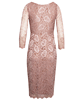 Anya Lace Occasion Dress (Blush) by Alie Street London