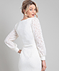 Alexis Lace Dress (Ivory) by Alie Street