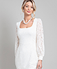 Alexis Lace Dress (Ivory) by Alie Street