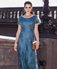 Alice Evening Gown Long Lagoon Blue by Alie Street