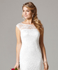 Amber Wedding Dress Short Ivory by Alie Street