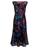 Azalia Midi Evening Gown (Oriental Bloom) by Alie Street London