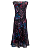 Azalia Midi Evening Gown (Oriental Bloom) by Alie Street