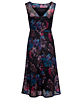 Azalia Midi Abendkleid (Oriental Bloom) by Alie Street