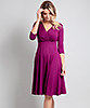 Annie Dress Boysenberry Pink by Alie Street