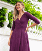 Kleid Annie Bordeaux by Alie Street