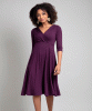 Annie Dress Claret by Alie Street