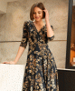Annie Dress Short (Golden Blossom) by Alie Street