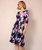 Annie Dress Short (Midnight Blossom) by Alie Street