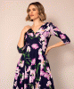 Annie Dress Short (Midnight Blossom) by Alie Street