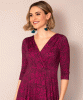 Annie Dress Short (Wild Fuchsia) by Alie Street