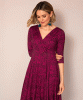 Annie Dress Short (Wild Fuchsia) by Alie Street