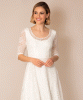 Arabella Wedding Dress Short Ivory by Alie Street