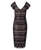 Astrid Evening Shift Dress Black Dusk by Alie Street