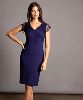 Bella Evening Shift Dress (Indigo Blue) by Alie Street