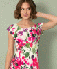 Clara Dress (Fuchsia Florals) by Alie Street