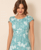 Charlotte Lace Dress (Antique Aqua) by Alie Street