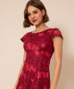 Charlotte Lace Dress (Azalea Red) by Alie Street