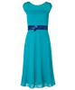Cici Midi Evening Gown Viridian Green by Tiffany Rose