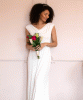 Cruise Cowl Neck Maxi Dress (Ivory) by Alie Street