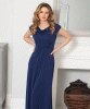 Cruise Cowl Neck Maxi Dress (Midnight Blue) by Alie Street