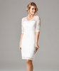 Evelina Wedding Dress Short Ivory by Tiffany Rose