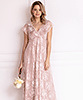 Robe de Soirée Longue Evangeline (Blush) by Alie Street