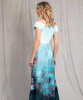 Schulterfreies Abendkleid Jasmine (Aquatic Ombre) by Alie Street