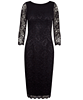Katherine Lace Occasion Dress (Black) by Tiffany Rose