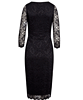 Katherine Lace Occasion Dress (Black) by Alie Street