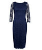 Katherine Lace Occasion Dress (Midnight) by Tiffany Rose