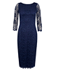 Robe en Dentelle Katherine (Bleu Nuit) by Alie Street