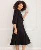 Kimberly Midi Dress (Sparkle Black) by Alie Street