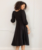 Kimberly Midi Dress (Sparkle Black) by Alie Street