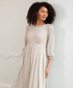 Kimberly Midi Dress (Sparkle Latte) by Alie Street