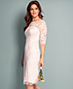 Lila Wedding Dress Short Ivory by Alie Street London