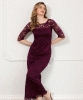 Lila Gown Long (Claret) by Alie Street