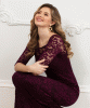 Lila Gown Long (Claret) by Alie Street