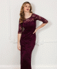 Lila Gown Long (Claret) by Alie Street