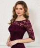 Lila Gown Long (Claret) by Alie Street