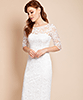 Lila Wedding Gown Long Ivory by Tiffany Rose