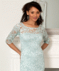 Robe longue Lila (Vert Menthe et Argent) by Alie Street