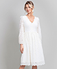 Lauren Lace Dress (Ivory) by Alie Street