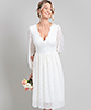 Lauren Lace Dress (Ivory) by Alie Street